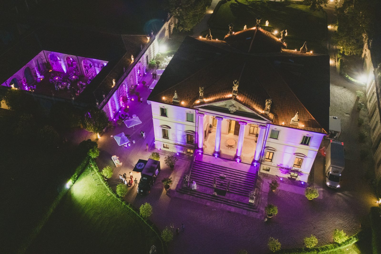 villa cordellina matrimonio sera